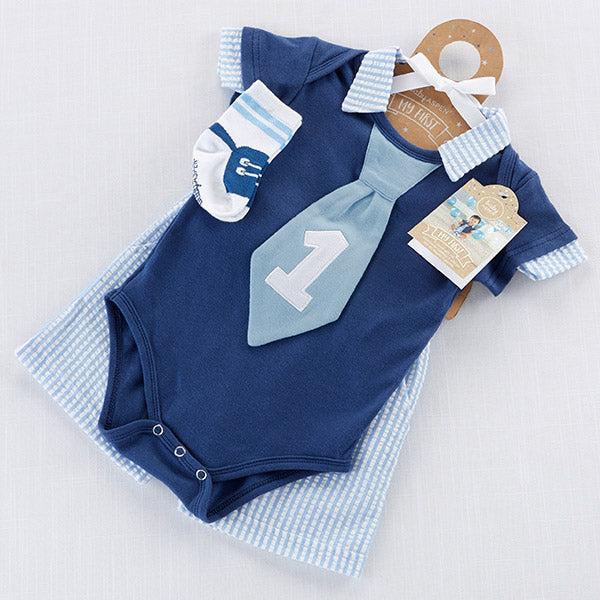 My First Birthday Little Fella Outfit - Boy - Birthday Boutique